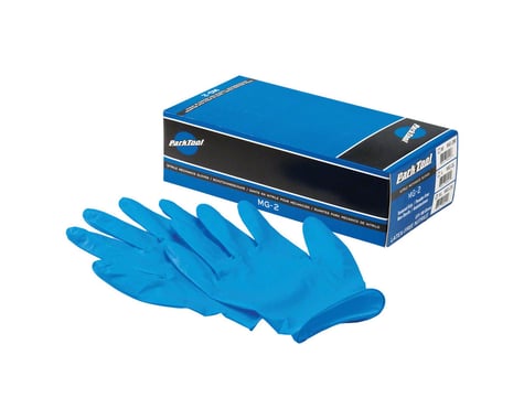Park Tool MG-2 Nitrile Mechanic Gloves (Blue) (100/Box) (S)