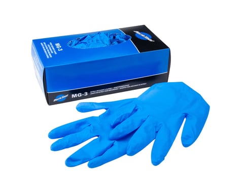 Park Tool MG-3S Nitrile Work Gloves (Blue) (Box of 100) (XL)
