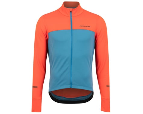 Pearl Izumi Quest Thermal Long Sleeve Jersey (Solar Flare/Lagoon)