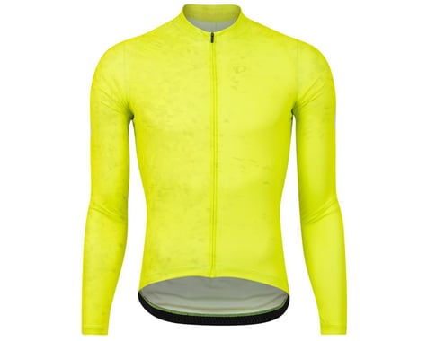 Pearl Izumi Men's Attack Long Sleeve Jersey (Screaming Yellow Disrupt) (S)