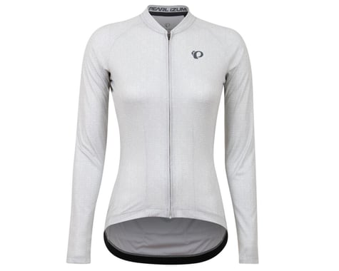 Pearl Izumi Women's Attack Long Sleeve Jersey (Cloud Grey Stamp) (XL)