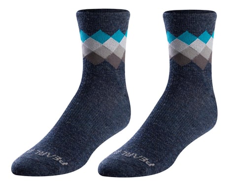 Pearl Izumi Merino Wool Socks (Navy/Teal Solitare)