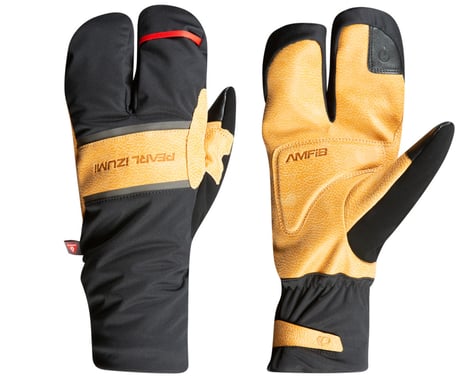 Pearl Izumi AmFIB Lobster Gel Gloves (Black/Dark Tan) (S)