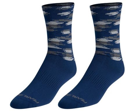Pearl Izumi Flash Reflective Socks (Navy Highland Dash) (S)