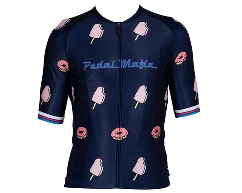 Pedal Mafia Men's Artist Series Short Sleeve Jersey (Navy Ice Cream)