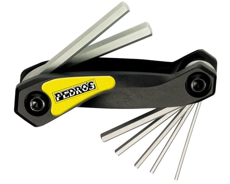 Pedro's Folding Hex Wrench Set 7-Function Multi-Tool