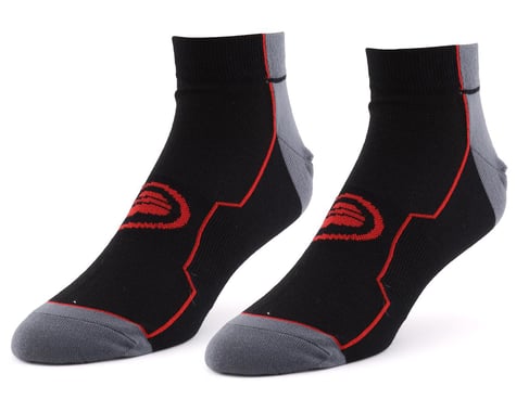 Performance 1.5" Speed Socks (Black/Red) (L/XL)