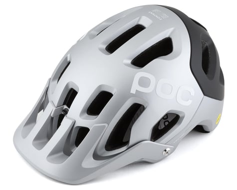 POC Tectal Race MIPS Helmet (Argentite Silver/Uranium Black Matte) (S)