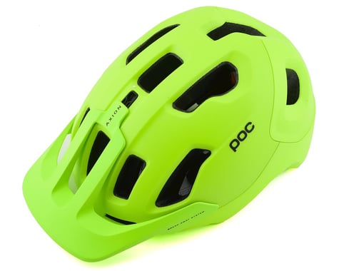 POC Axion SPIN Helmet (Fluorescent Yellow/Green Matte)