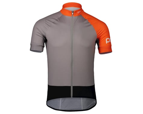 POC Essential Short Sleeve Jersey (Granite Grey/Zink Orange)