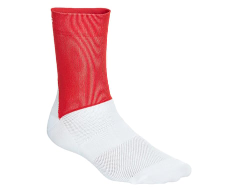 POC Essential Road Sock (Prismane Red/Hydrogen White)