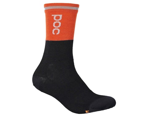 POC Thermal Sock (Zink Orange/Uranium Black)