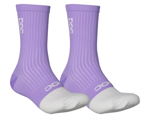 POC Flair Mid Socks (Purple Amethyst/Hydrogen White) (M)