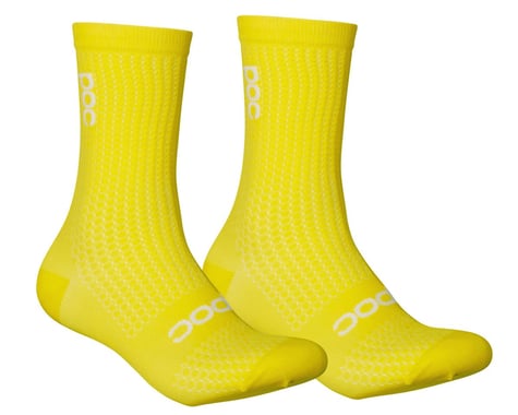 POC Y's Essential Youth Road Socks (Aventurine Yellow) (Youth S)