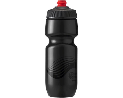 Polar Bottle Breakaway Wave Water Bottle (Charcoal/Black) (24oz)