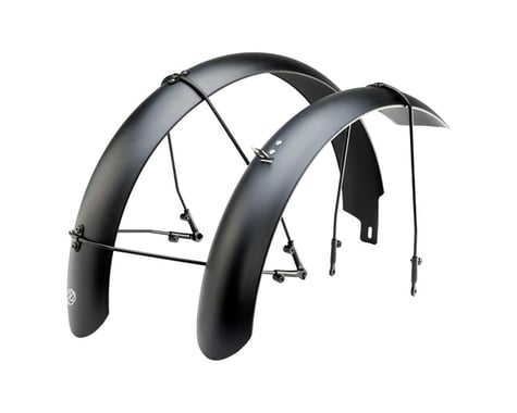 Portland Design Works E-Bike Fender Set (Black) (Fits up to 20 x 2.6")