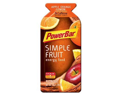 Powerbar Food Pwb Gel Simple Fruit Apple Org Lemon Bxof12