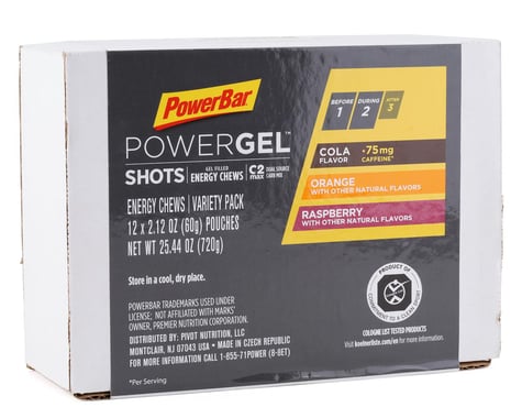 Powerbar PowerGel Energy Chews (Variety Pack) (12 | 2.12oz Pouches)