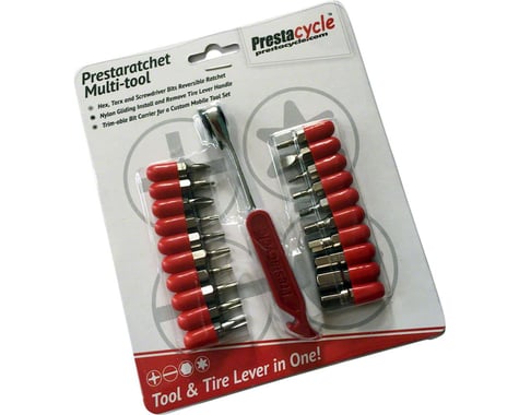 Prestacycle PrestaRatchet Multi-Tool Kit w/ 20 Bits