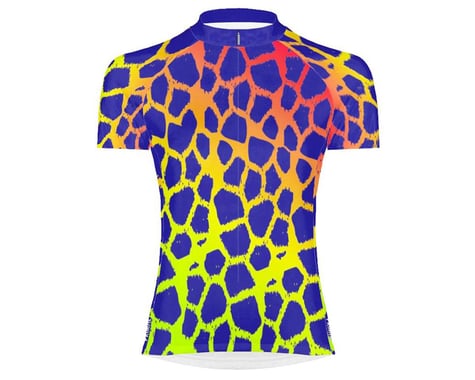 Primal Wear Women's Short Sleeve Jersey (Giraffe Print) (L)