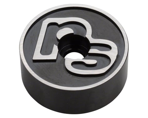 Problem Solvers Pog Top Cap & 10mm Headset Spacer (Black w/ Logo)
