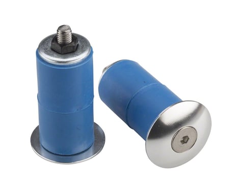 Problem Solvers Bar End Plugs: Silver