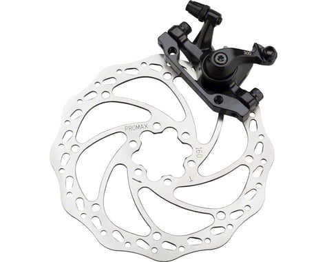 Promax DSK-300 Front Mechanical Disc Brake IS Mount With 160mm Rotor Black