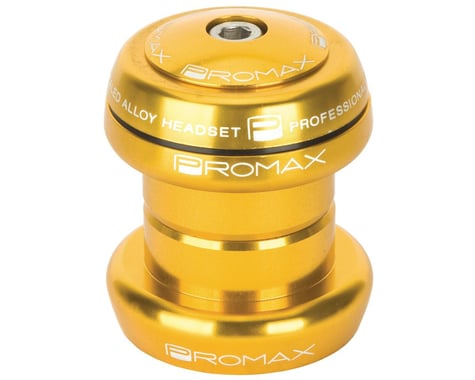 Promax PI-1 Press-in 1-1/8" Headset (Gold) (Alloy Sealed Bearing) (1-1/8")