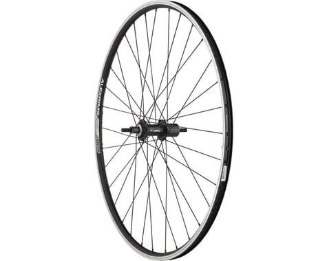 Quality Wheels Value Double Wall Series Rear Wheel (700c) (10 x 1 x 135mm) (Rim Brake) (HG 10) (Clincher)