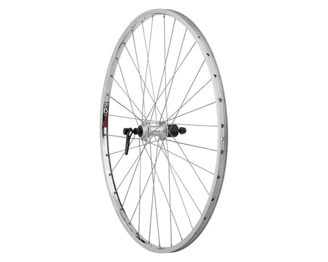 Quality Wheels CR-18 Rear Wheel (27") (QR x 130mm) (Rim Brake) (HG 10) (Polished/Silver) (Clincher)