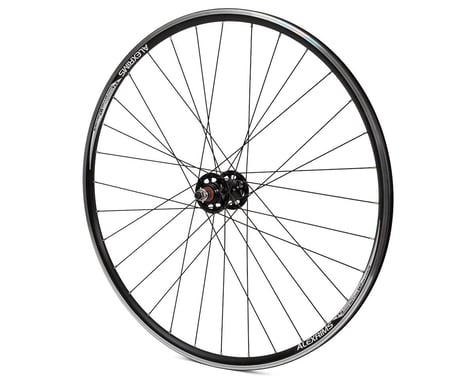 Quality Wheels Track Double Wall Rear Wheel (Black) (Freewheel) (10 x 120mm) (700c / 622 ISO)