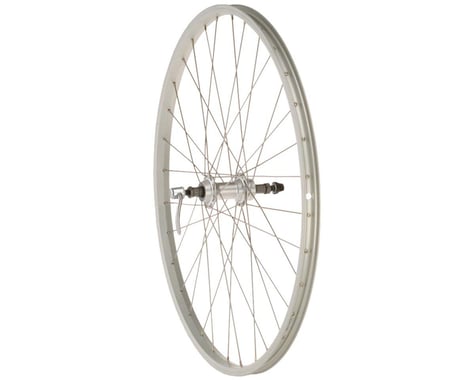 Quality Wheels Value Single Wall Series Rear Wheel (Silver) (Freewheel) (QR x 135mm) (26" / 559 ISO)