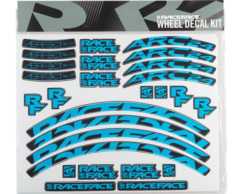 Race Face Decal Kit for Arc 24 Rims & Aeffect SL 24 Wheels (Blue)