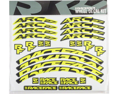 Race Face Decal Kit for Arc 27 Rims (Yellow)