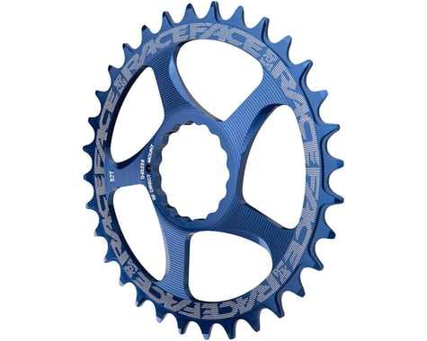 Race Face Narrow-Wide CINCH Direct Mount Chainring (Blue) (1 x 9-12 Speed) (Single) (28T)