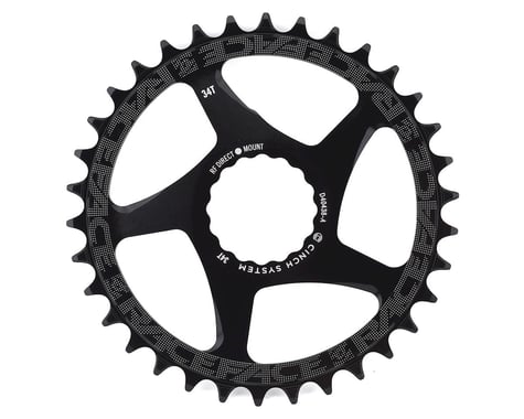 Race Face Narrow-Wide CINCH Direct Mount Chainring (Black) (1 x 9-12 Speed) (Single) (34T)