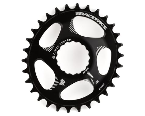Race Face Narrow-Wide Oval CINCH Direct Mount Chainring (Black) (1 x 9-12 Speed) (Single) (30T)