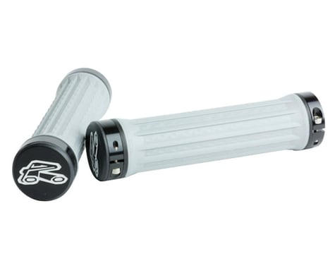Renthal Traction Lock-On Soft Grips (Grey/Black)