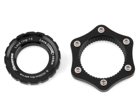 Reverse Components Centerlock to 6-Bolt Rotor Adapter (Black)
