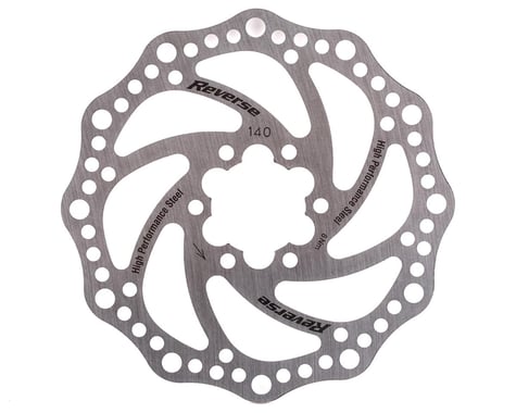 Reverse Components Steel Disc Rotor (Silver) (140mm)
