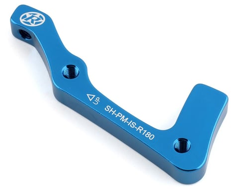 Reverse Components Disc Brake Adapters (Blue) (IS Mount | Shimano) (180mm Rear)