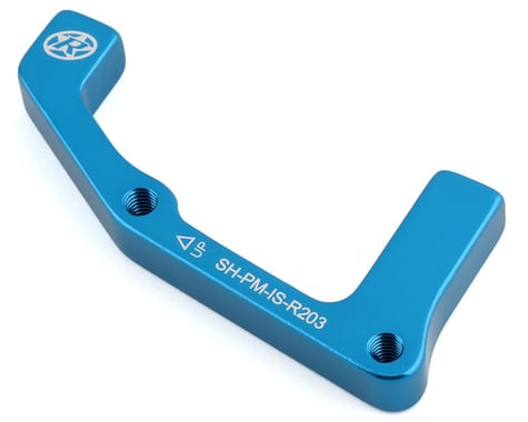 Reverse Components Disc Brake Adapters (Blue) (IS Mount | Shimano) (203mm Rear)