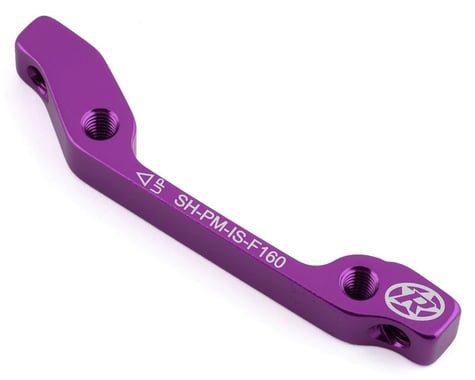 Reverse Components Disc Brake Adapters (Purple) (IS Mount) (160mm Front, 140mm Rear)