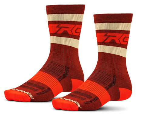 Ride Concepts Fifty/Fifty Merino Wool Socks (Oxblood) (M)