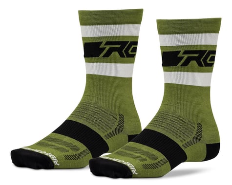 Ride Concepts Fifty/Fifty Merino Wool Socks (Olive) (XL)