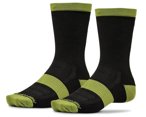 Ride Concepts Mullet Merino Wool Socks (Black/Olive) (XL)