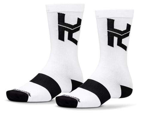 Ride Concepts Sidekick Socks (White) (XL)