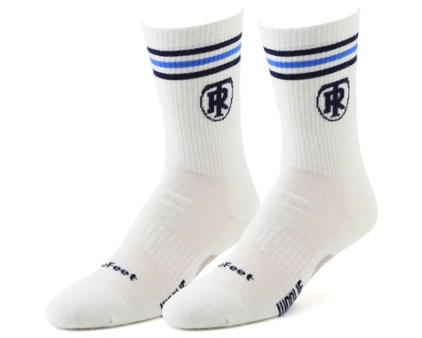 Ritchey Natural Stripe Wool Socks (White) (L/XL)