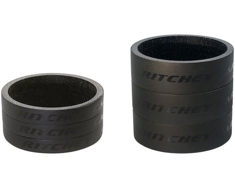 Ritchey WCS Carbon Headset Spacers (Matte Black) (1-1/8") (5 & 10mm)