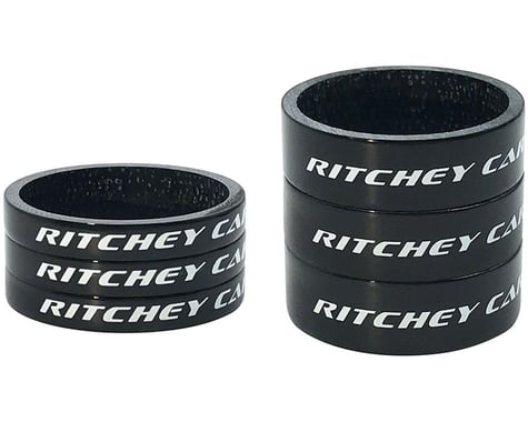 Ritchey WCS Carbon Headset Spacers (Gloss Black) (1-1/8") (5 & 10mm)